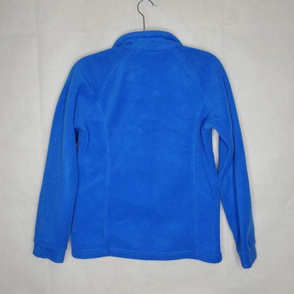 Columbia Big Kids Blue Unisex Full Zip Collared Cozy Fleece Jacket - Picture 6 of 8
